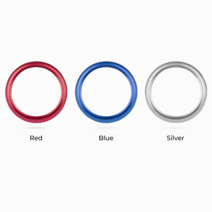 Asign Aluminum Alloy Sport Chrono Stopwatch Trim Ring for Porsche