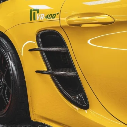 Asign Carbon Fiber GT4 Style Side Intake Scoops for Porsche 981/718 Cayman/Boxster