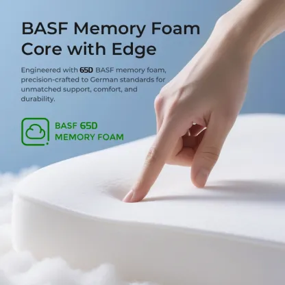 Asign Zero-Pressure Plus Lumbar Cushion – Ergonomic Memory Foam Back Support for Long Drives