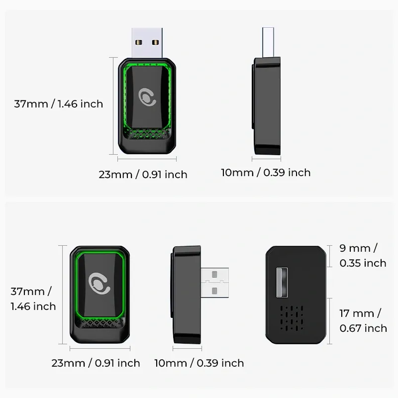 Asign Wired-to-Wireless CarPlay Adapter for Apple iPhone – Plug & Play Wireless CarPlay