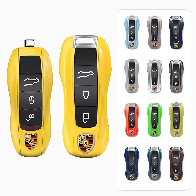 Porsche Detail & Function Kit: Performance Pedal Covers, ABS Key Fob Shell & Silicone Door Lock Covers