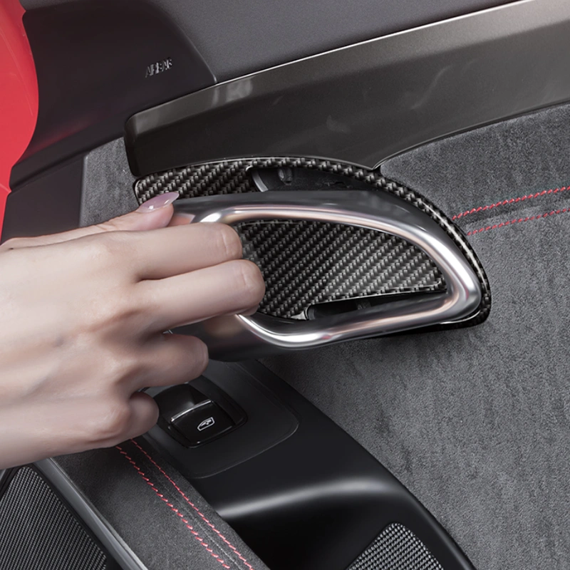 Asign Real Carbon Fiber Inner Door Handle Covers for Porsche 718 & 911