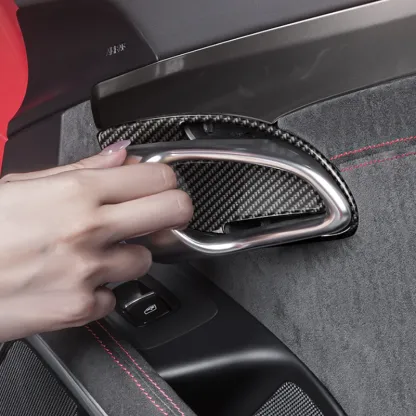Asign Real Carbon Fiber Inner Door Handle Covers for Porsche 718 & 911