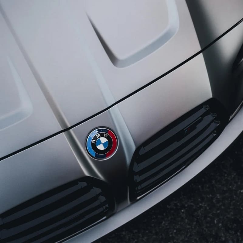 Asign BMW Blue & Red 50th Anniversary Emblem For BMW 1/2/3/4/5/6/7/8 Series