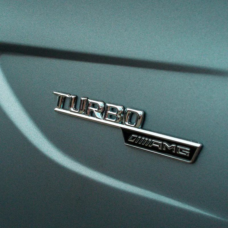 Asign Gloss Fender Side Badge Trim For Mercedes A/B/C/E Class