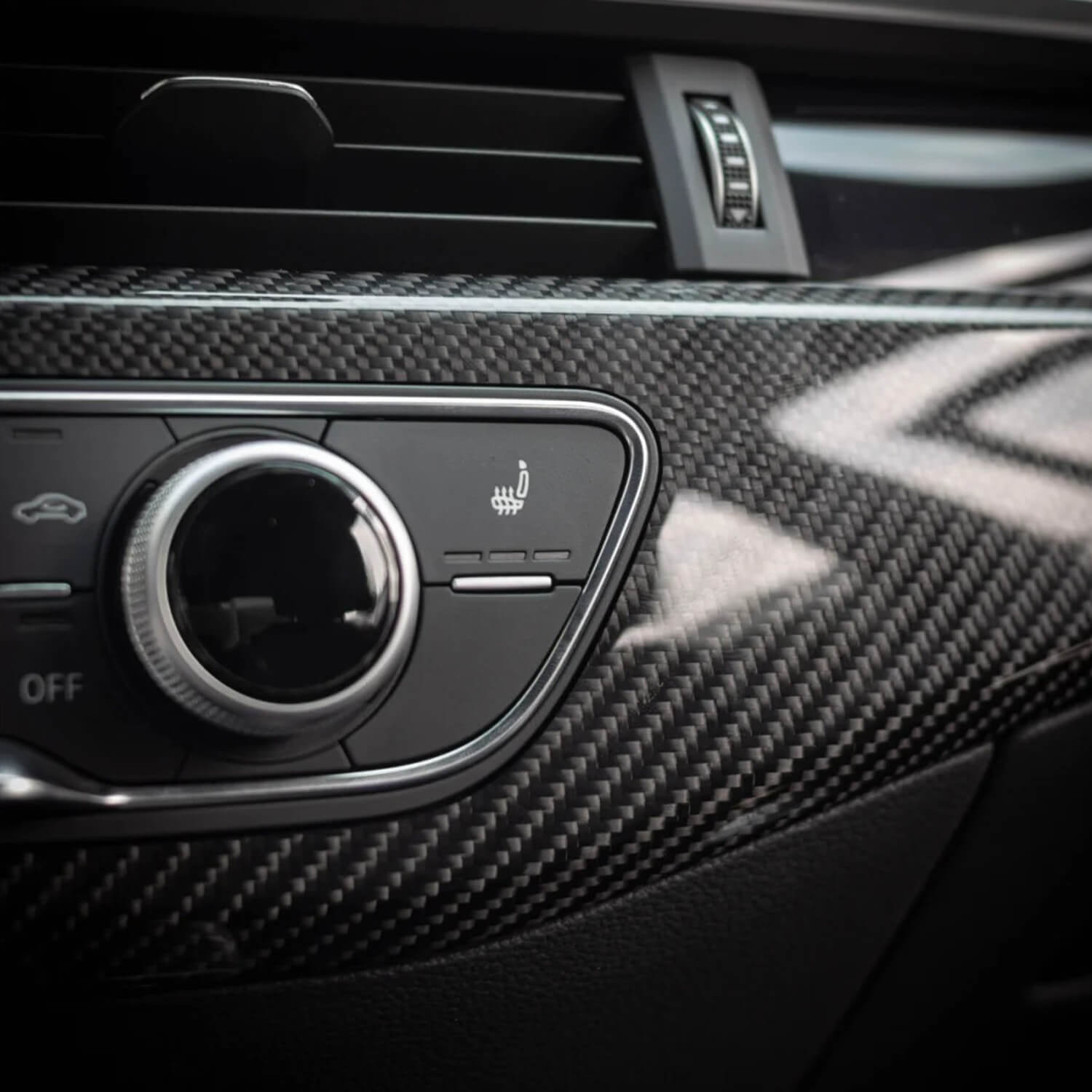 Asign Carbon Fiber Interior Trim Set – 7-Piece Kit, Fits 2020-2024 A4/S4/A5/S5