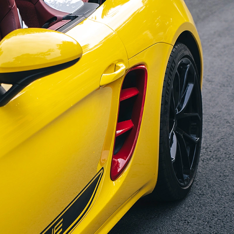 Asign Carbon Fiber GT4 Style Side Intake Scoops for Porsche 981/718 Cayman/Boxster