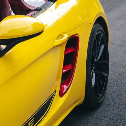 Asign Carbon Fiber GT4 Style Side Intake Scoops for Porsche 981/718 Cayman/Boxster