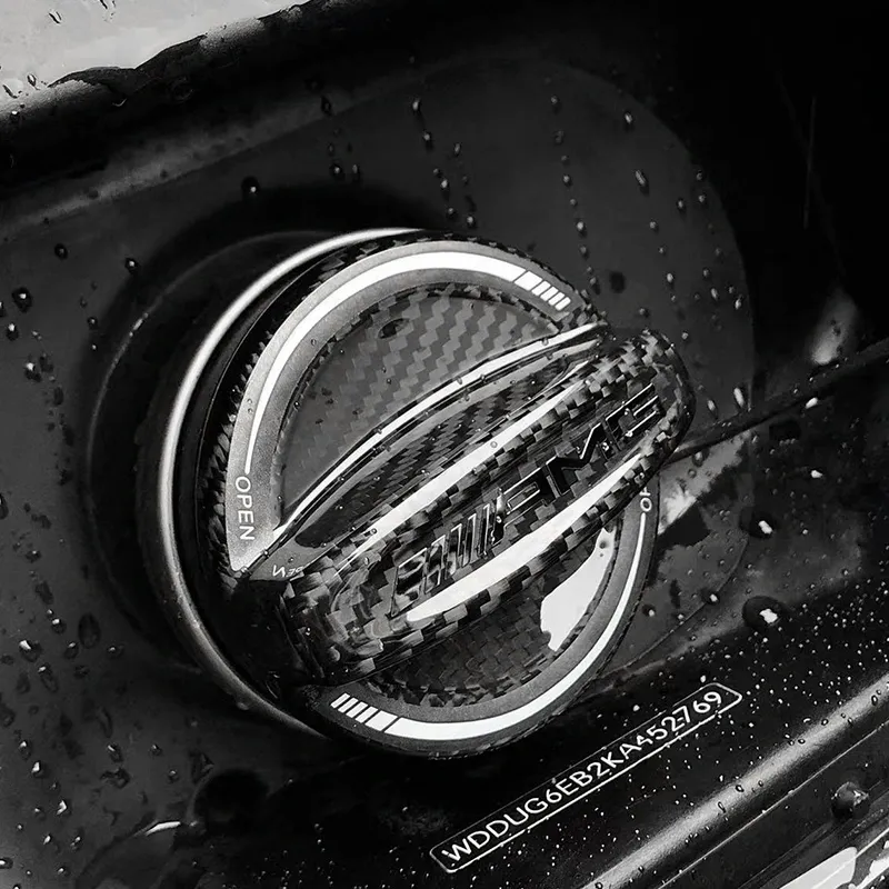 Asign AMG Carbon Fiber Gas Cap Cover for Mercedes-Benz – Fuel Tank Protector Trim