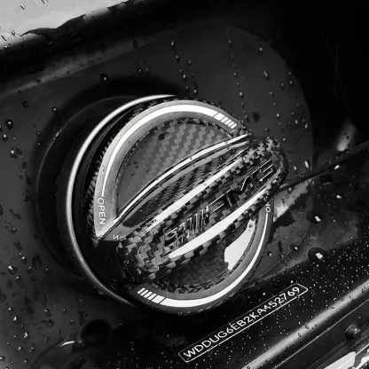 Asign AMG Carbon Fiber Gas Cap Cover for Mercedes-Benz – Fuel Tank Protector Trim