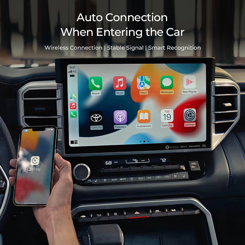 Asign Wired-to-Wireless CarPlay Adapter for Apple iPhone – Plug & Play Wireless CarPlay