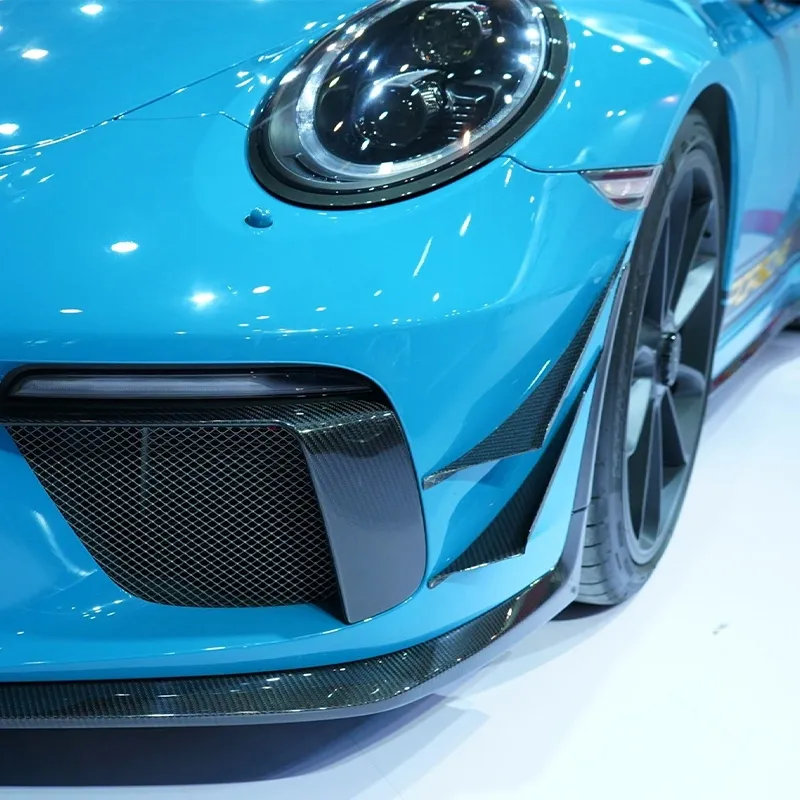 Asign Dry Carbon Fiber Front Bumper Canards for Porsche 911/991.2 GT3