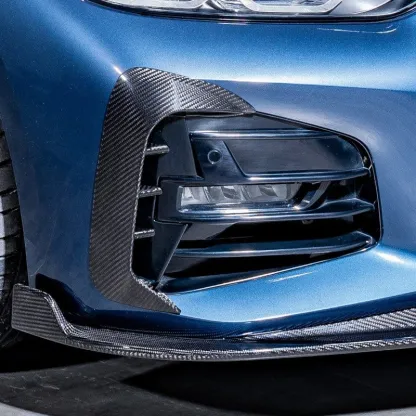 Asign Dry Carbon Fiber Front Lip & Fog Overlays for BMW 4 Series G22 G23 (M-Sport) 430i M440i 2020-ON