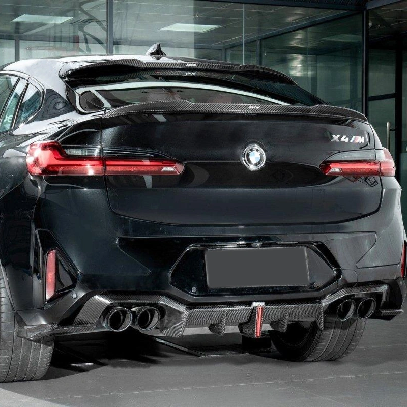 Asign Dry Carbon Fiber Rear Spoiler Kit (Roof + Trunk) for BMW X4 / X4M (G02 / F98) 2019-ON