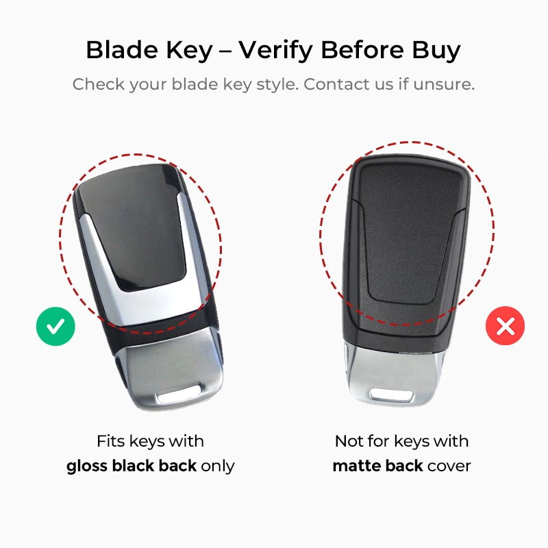 Asign S / RS Key Cover Back Shell for Audi A4/A5/Q5/Q7/TT