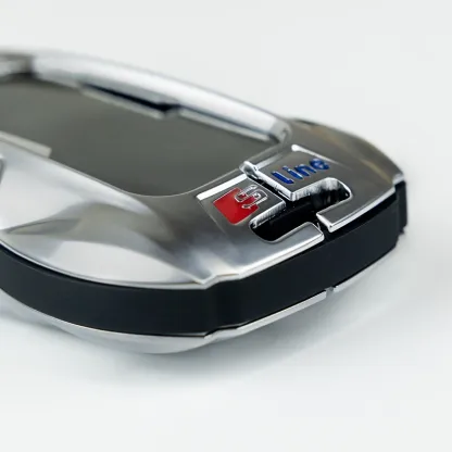 Asign Audi Sports-Car Styling Metal Key Cover - Scratch proof Alloy Protective Shell Key Fobs