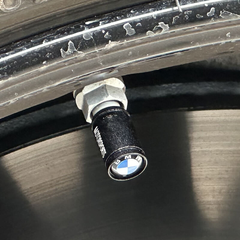 Asign BMW Tire Valve Cap Aluminum Alloy Black/Red/Blue Two Logo Styles