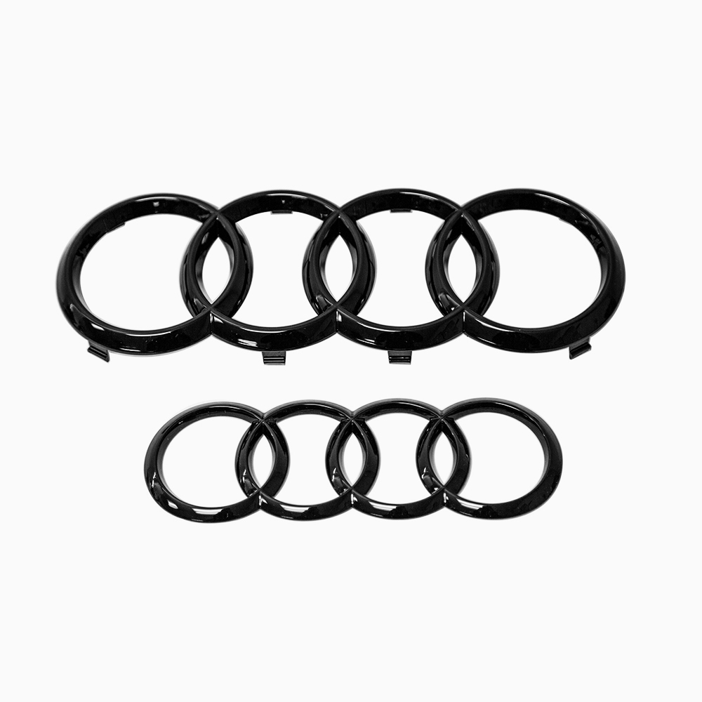 Asign Replacement Blackout Emblem For Audi (Replacement Version)