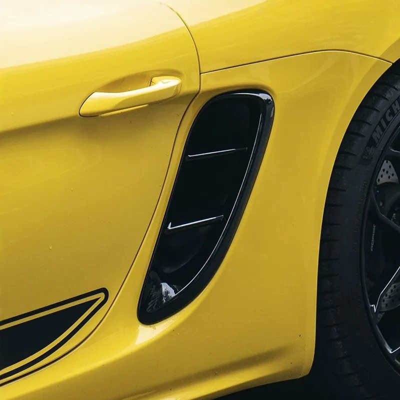 Asign Carbon Fiber GT4 Style Side Intake Scoops for Porsche 981/718 Cayman/Boxster