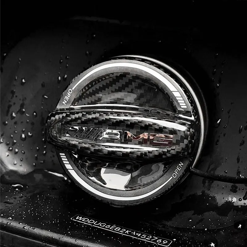 Asign AMG Carbon Fiber Gas Cap Cover for Mercedes-Benz – Fuel Tank Protector Trim