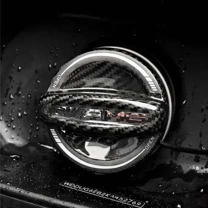 Asign AMG Carbon Fiber Gas Cap Cover for Mercedes-Benz – Fuel Tank Protector Trim