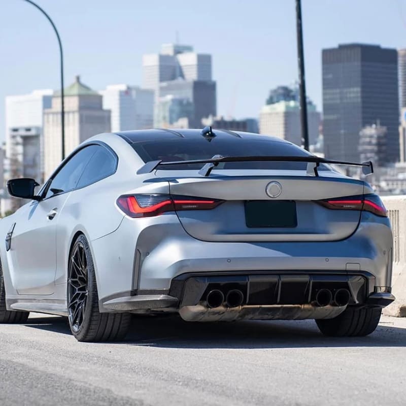 Asign MP Style Real Carbon Fiber Rear Vertical Spoiler For BMW M3 G80/M4 G82