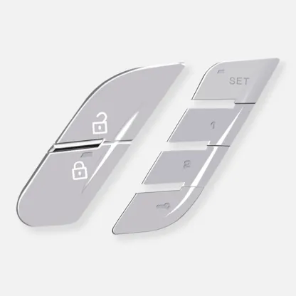 Asign Silver Chrome Door Switch Trim for Porsche Macan (2014–2024)