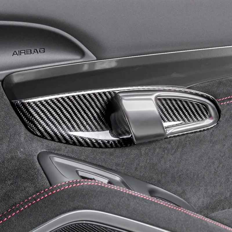 Asign Real Carbon Fiber Inner Door Handle Covers for Porsche 718 & 911