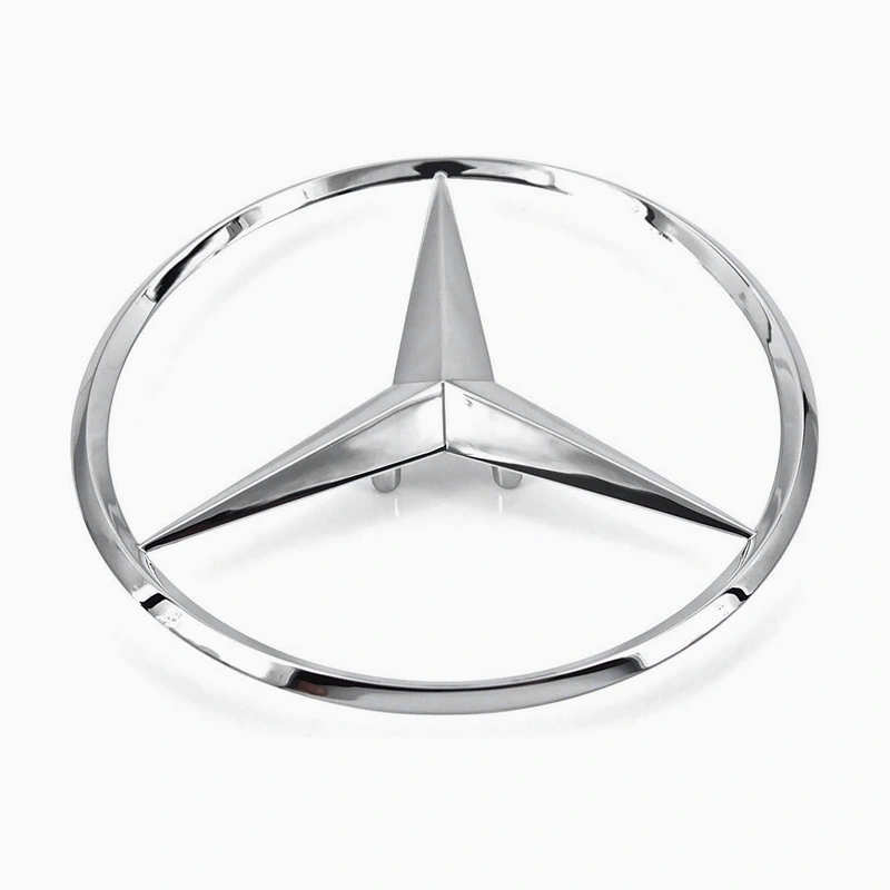 Asign Blackout Emblem for Mercedes-Benz – Front Grille & Trunk Badge