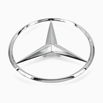 Asign Blackout Emblem for Mercedes-Benz – Front Grille & Trunk Badge