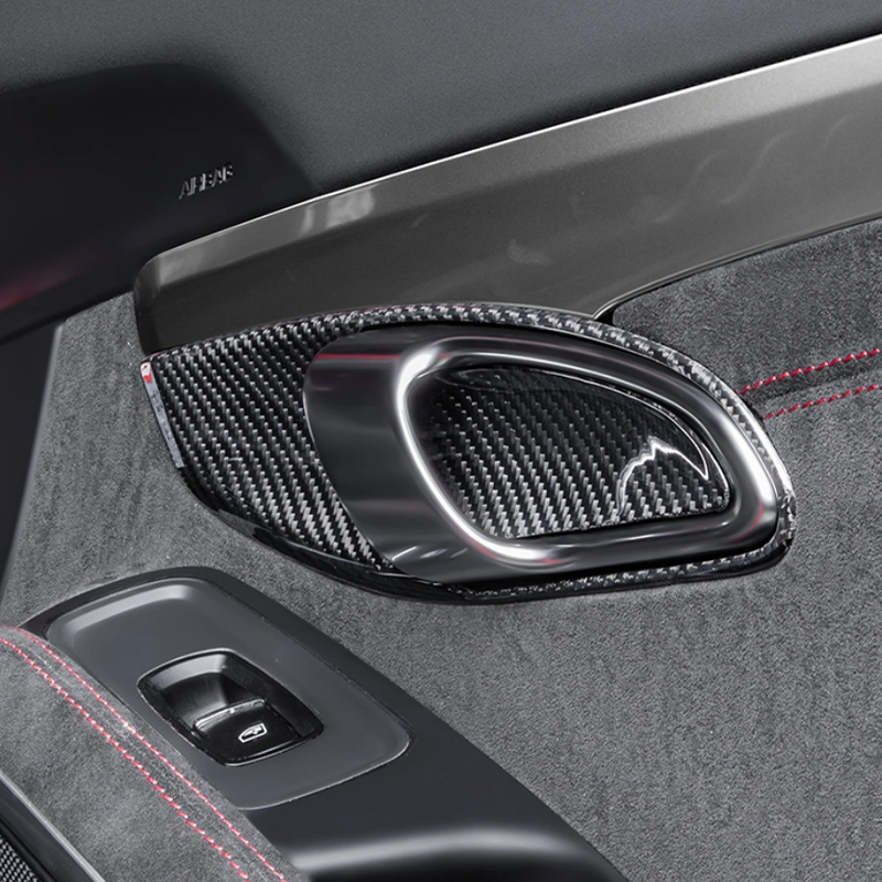 Asign Real Carbon Fiber Inner Door Handle Covers for Porsche 718 & 911