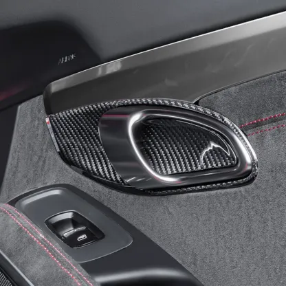 Asign Real Carbon Fiber Inner Door Handle Covers for Porsche 718 & 911