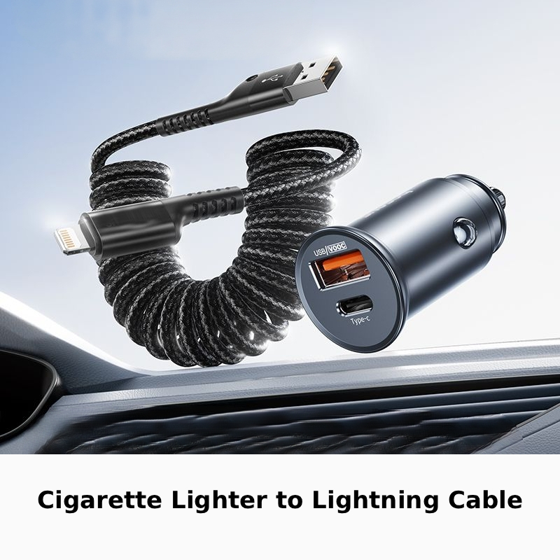 Asign Retractable Spring Car Charging Cable