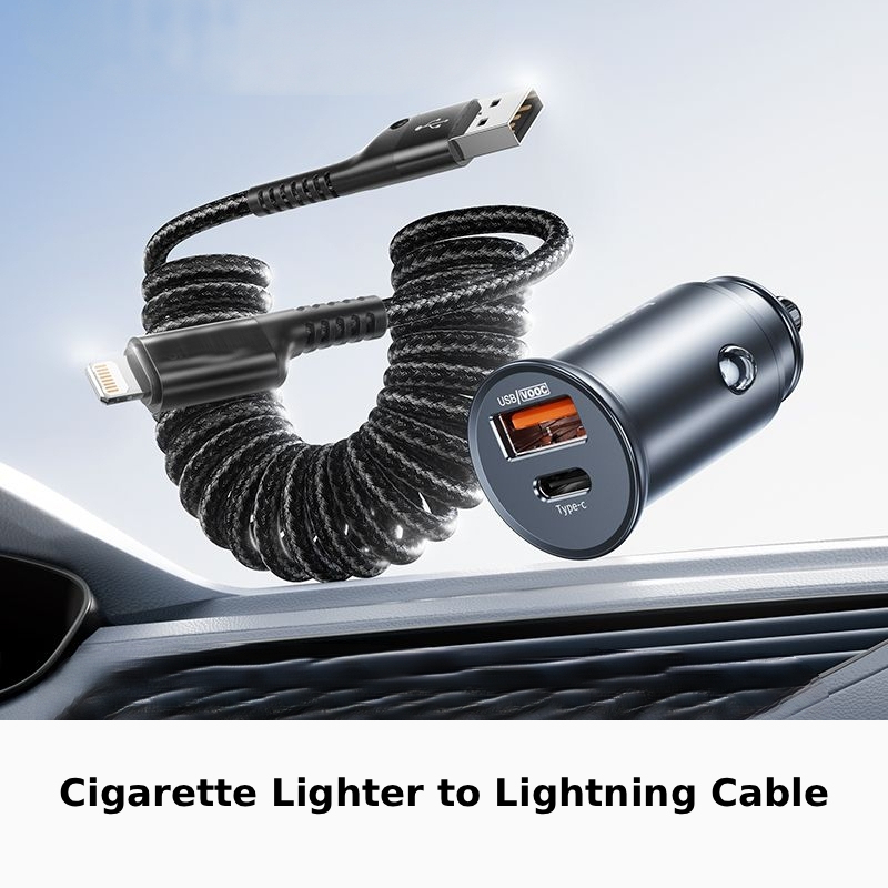 Asign Retractable Spring Car Charging Cable