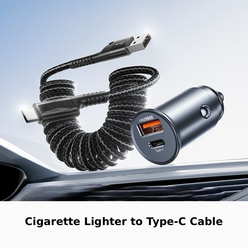 Asign Retractable Spring Car Charging Cable
