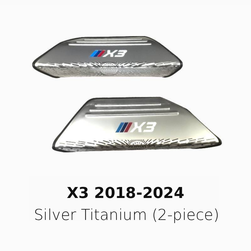 Asign Stainless Steel Under-Seat AC Vent Covers – Fits BMW 3/4/5 Series, X1–X7, i3, i5, i7, iX3