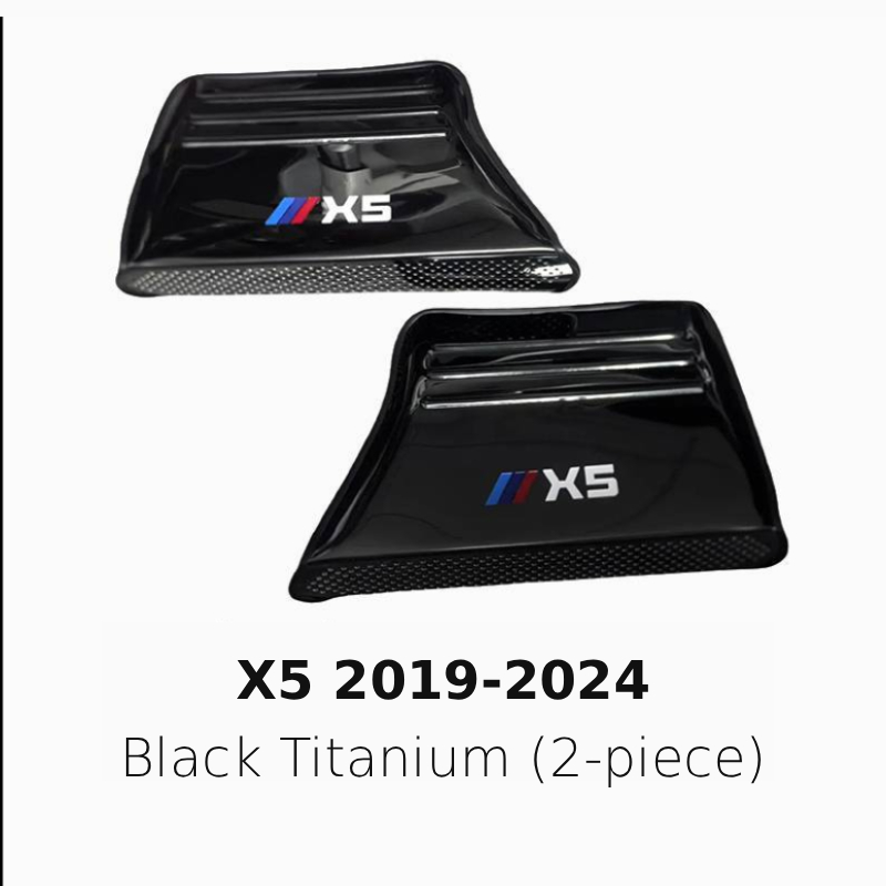 Asign Stainless Steel Under-Seat AC Vent Covers – Fits BMW 3/4/5 Series, X1–X7, i3, i5, i7, iX3