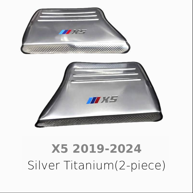 Asign Stainless Steel Under-Seat AC Vent Covers – Fits BMW 3/4/5 Series, X1–X7, i3, i5, i7, iX3