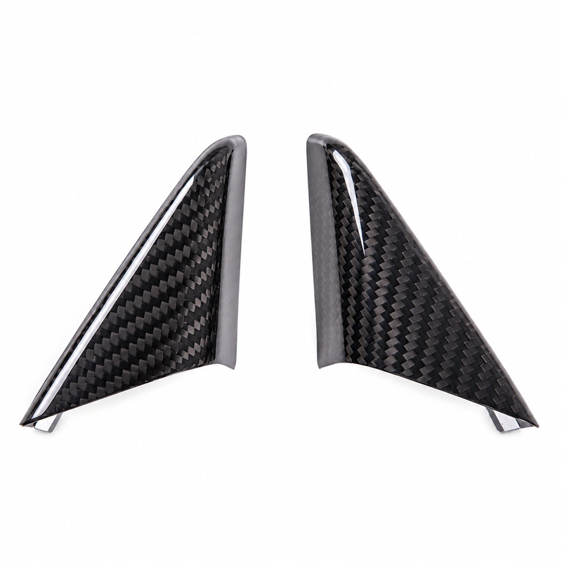 Asign Dry Carbon Fiber Triangle Covers — Interior or Exterior — For Porsche 718 & 911