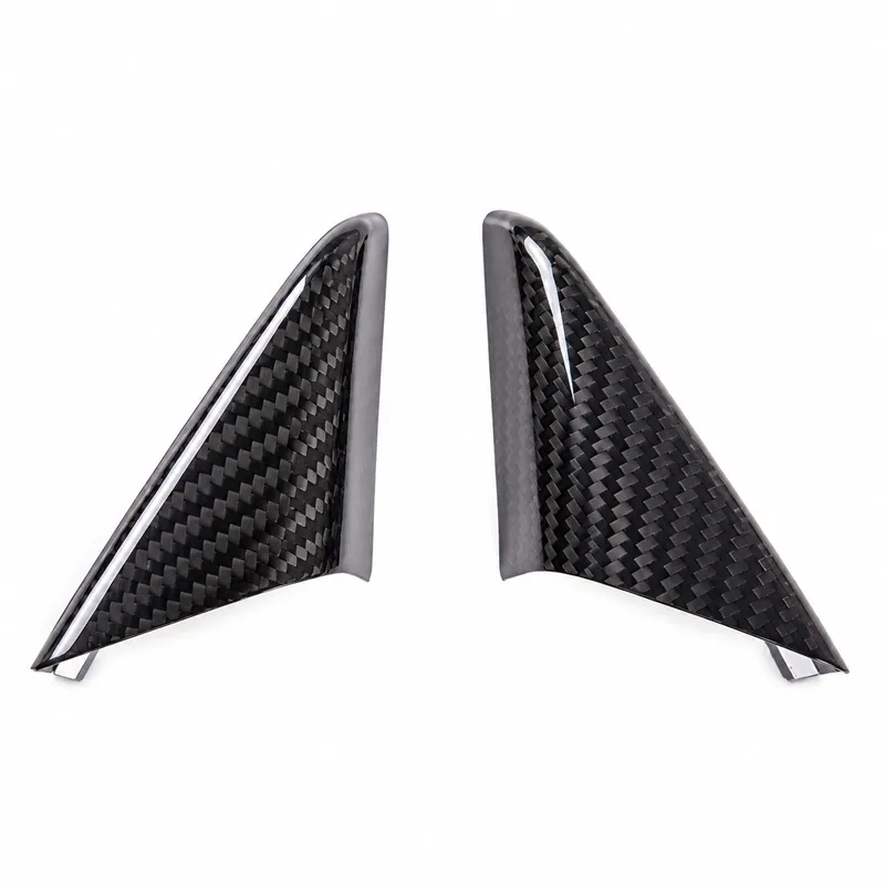 Asign Dry Carbon Fiber Triangle Covers — Interior or Exterior — For Porsche 718 & 911