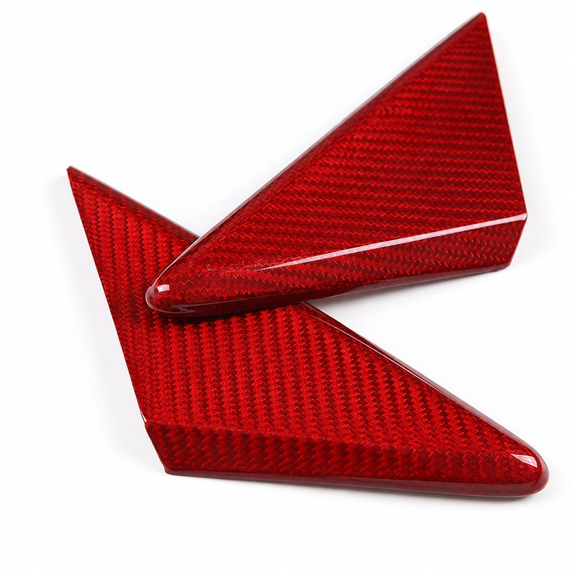Asign Dry Carbon Fiber Triangle Covers — Interior or Exterior — For Porsche 718 & 911