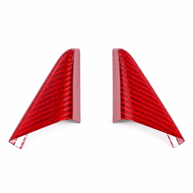 Asign Dry Carbon Fiber Triangle Covers — Interior or Exterior — For Porsche 718 & 911