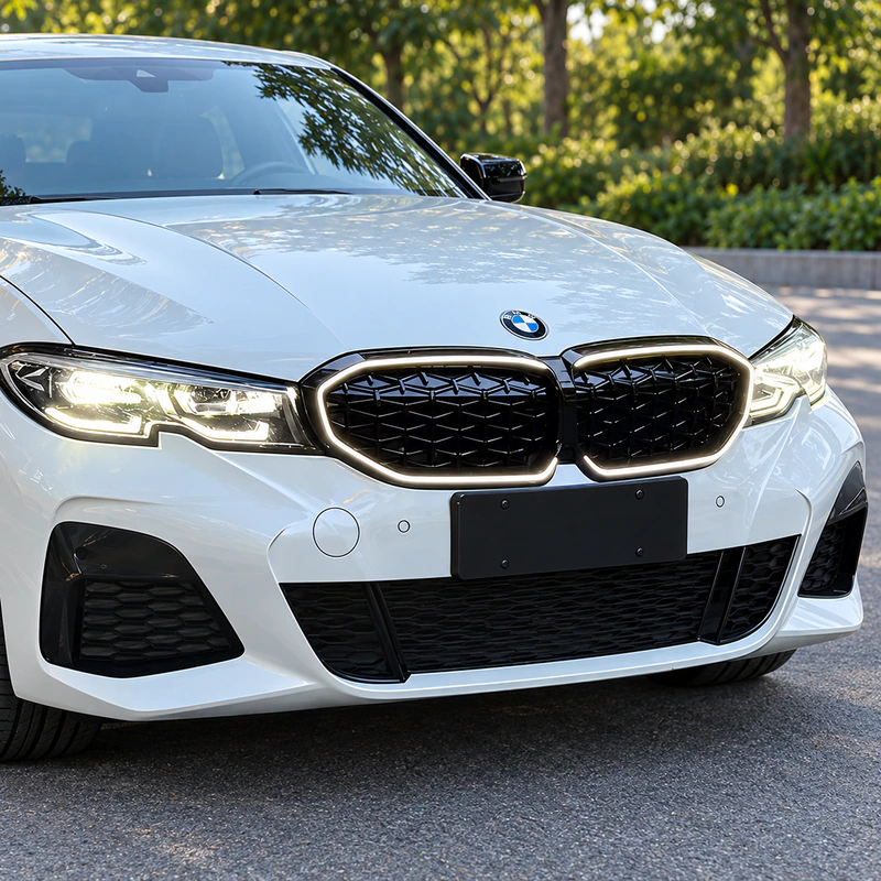 Asign Illuminated Diamond-Pattern Kidney Grille for BMW 3 Series G20 Sedan (2019–2022 Pre-LCI / 2023+ LCI)