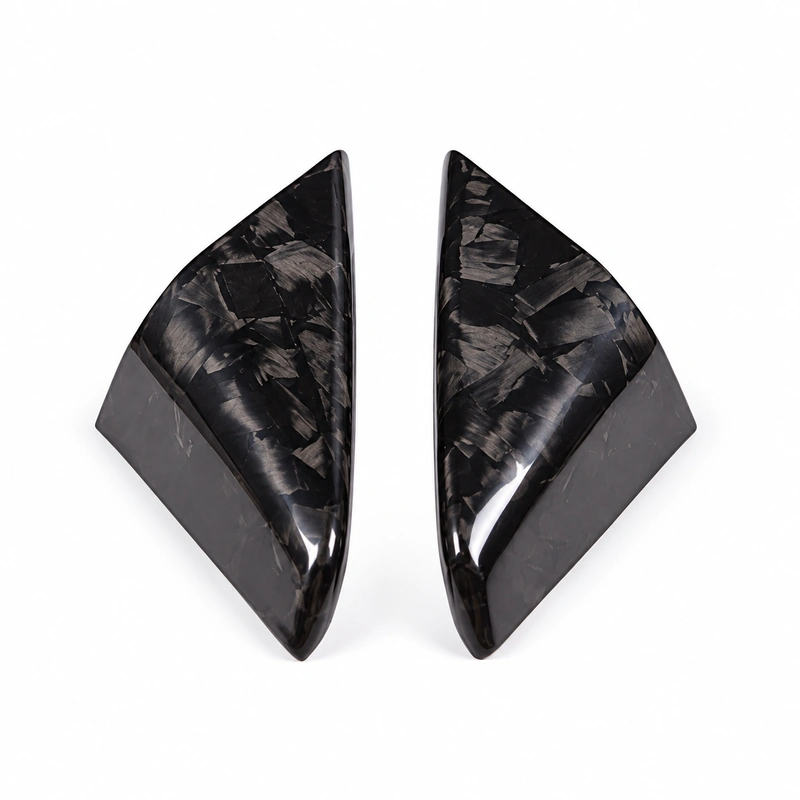 Asign Dry Carbon Fiber Triangle Covers — Interior or Exterior — For Porsche 718 & 911