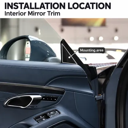 Asign Dry Carbon Fiber Triangle Covers — Interior or Exterior — For Porsche 718 & 911