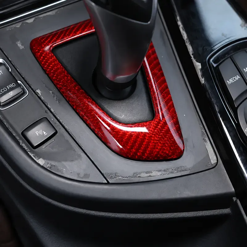 Asign Real Carbon Fiber Gear Shift Surround Cover for BMW 2, 3 & 4 Series