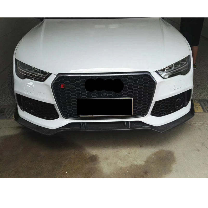 2016-2018 Audi RS7 Front Bumper For A7/S7 C7.5 Body Kits With Honeycomb Grille Fog Light Grille | RS7 Bumper