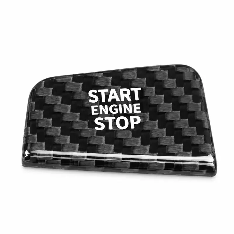 Asign Real Carbon Fiber Start/Stop Button Cover for Selected BMW 5 & 7 Series (2024–2025)