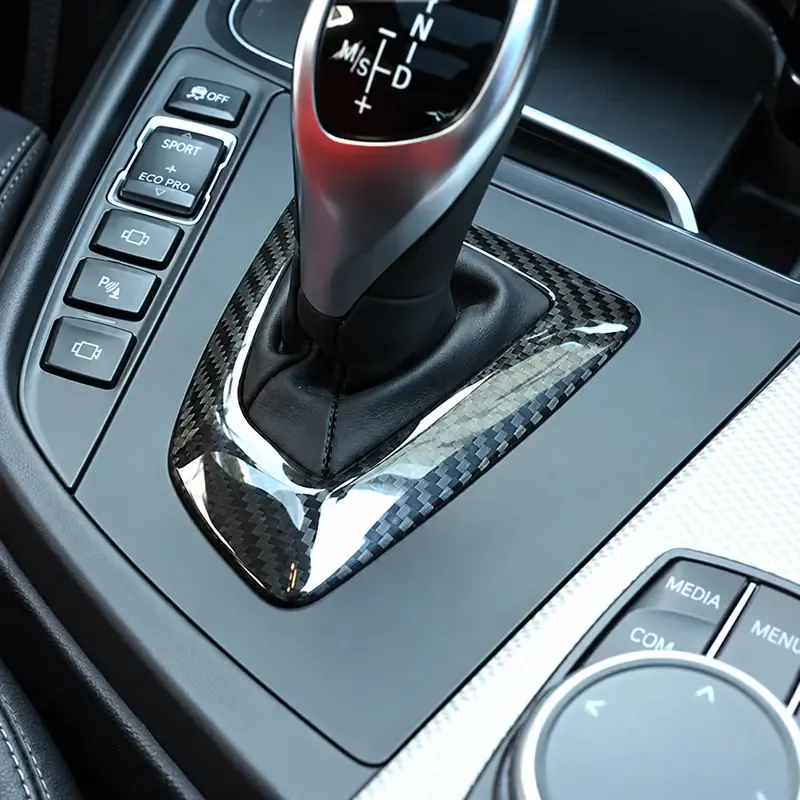 Asign Real Carbon Fiber Gear Shift Surround Cover for BMW 2, 3 & 4 Series