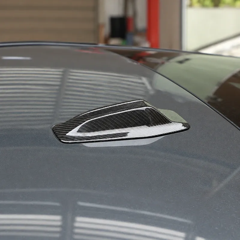 Asign Real Carbon Fiber Shark Fin Antenna Cover for Select BMW Models